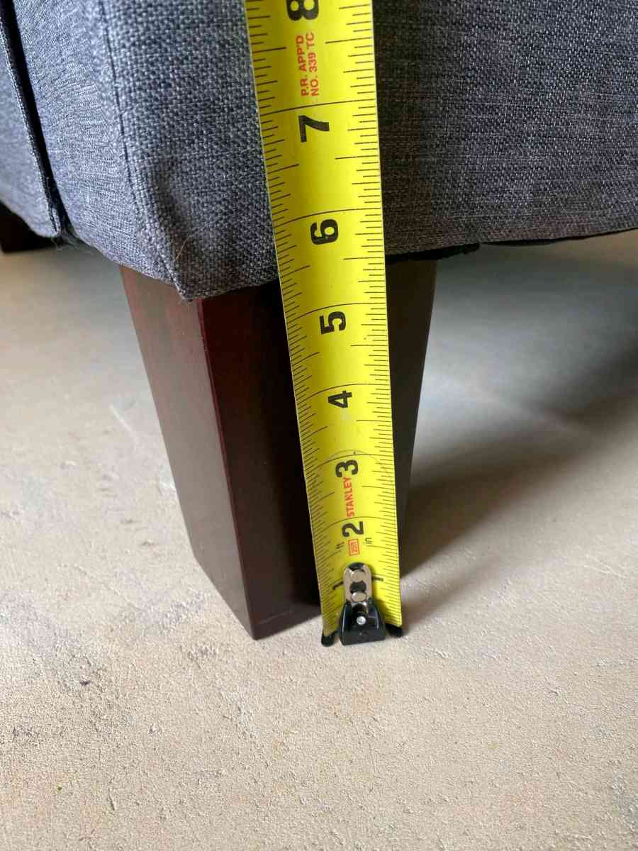 Grey sectional with ottoman Free Delivery If Needed