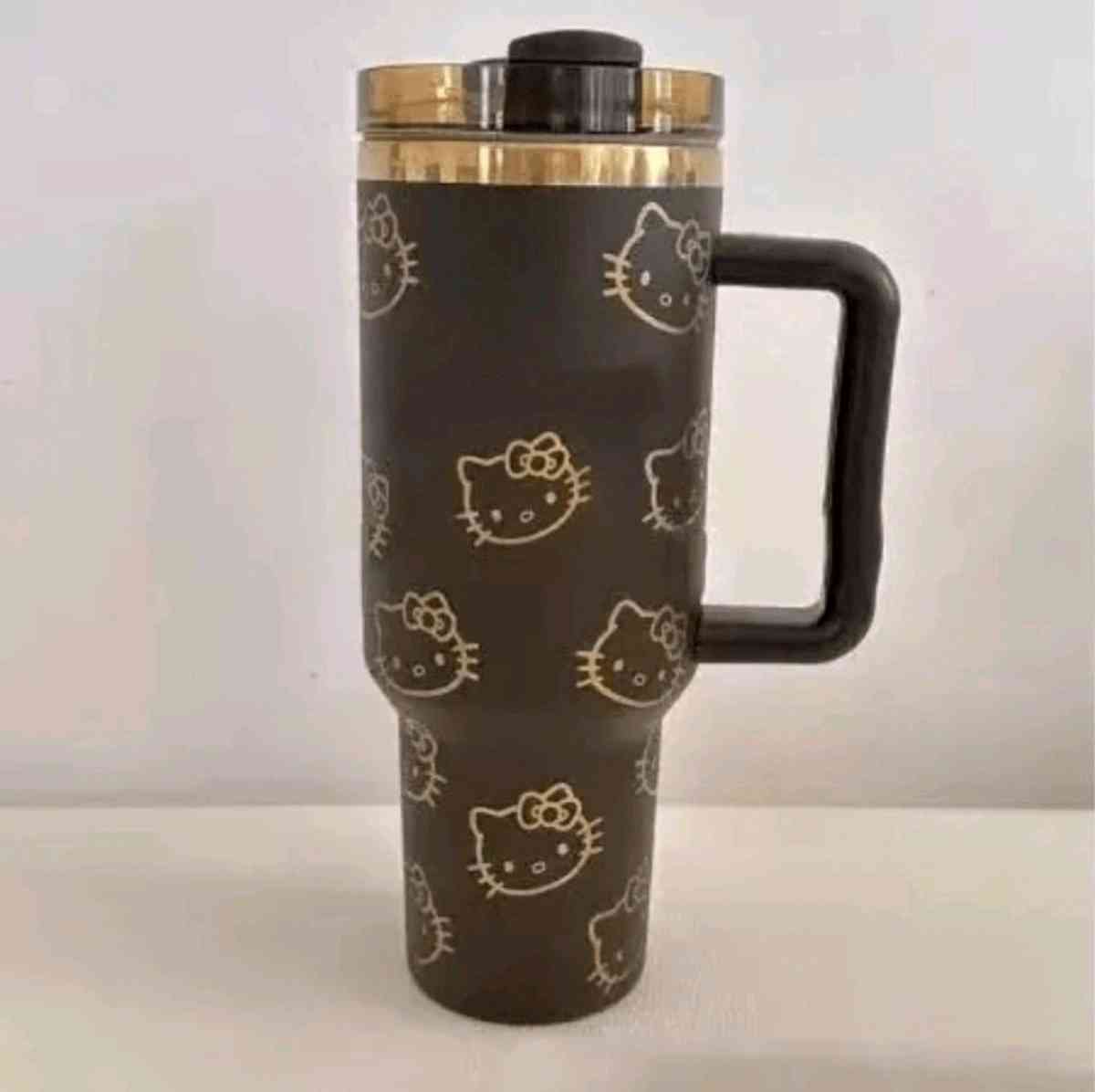 40 ounce Stanley stainless steel hello kitty travel mug