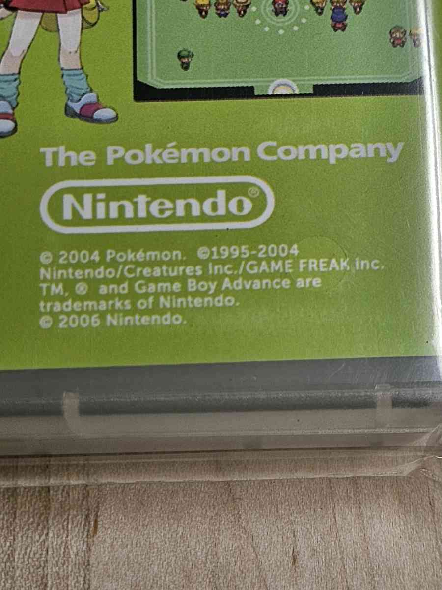 Pokmon Leaf Green NEW and SEALED
