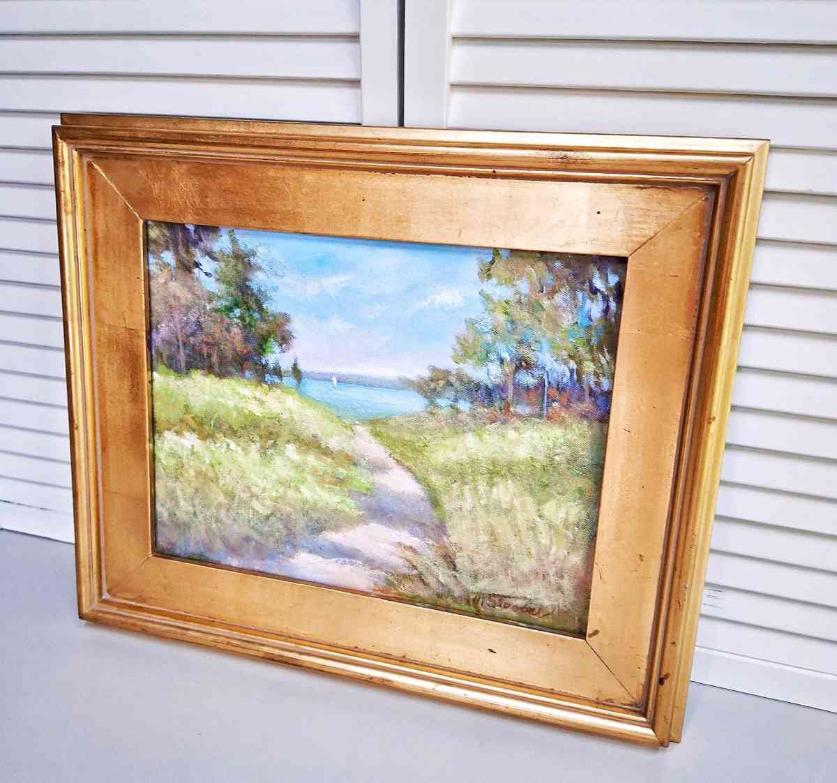Original Cape Cod Oil Painting by Local Artist Authentic