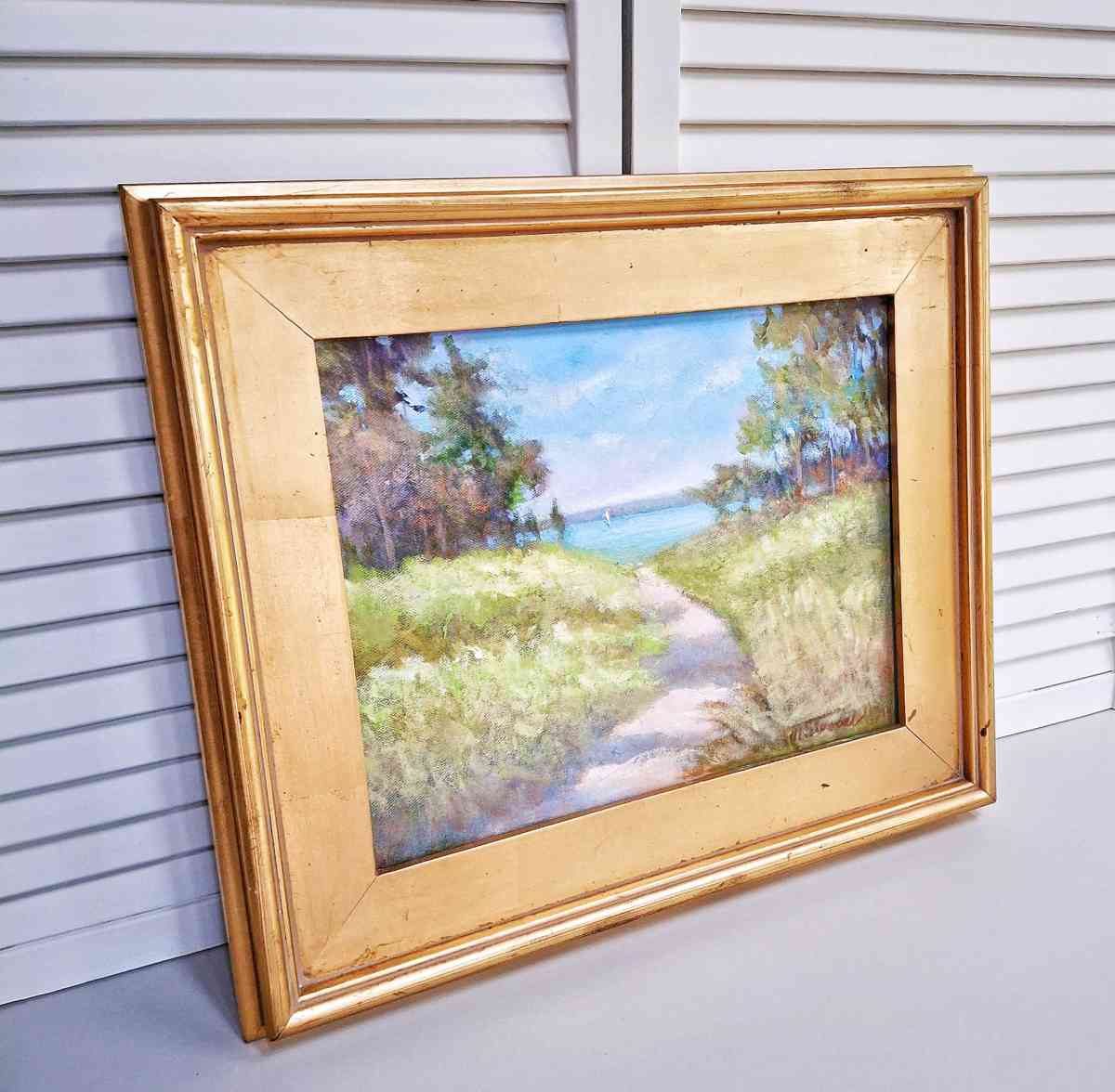 Original Cape Cod Oil Painting by Local Artist Authentic