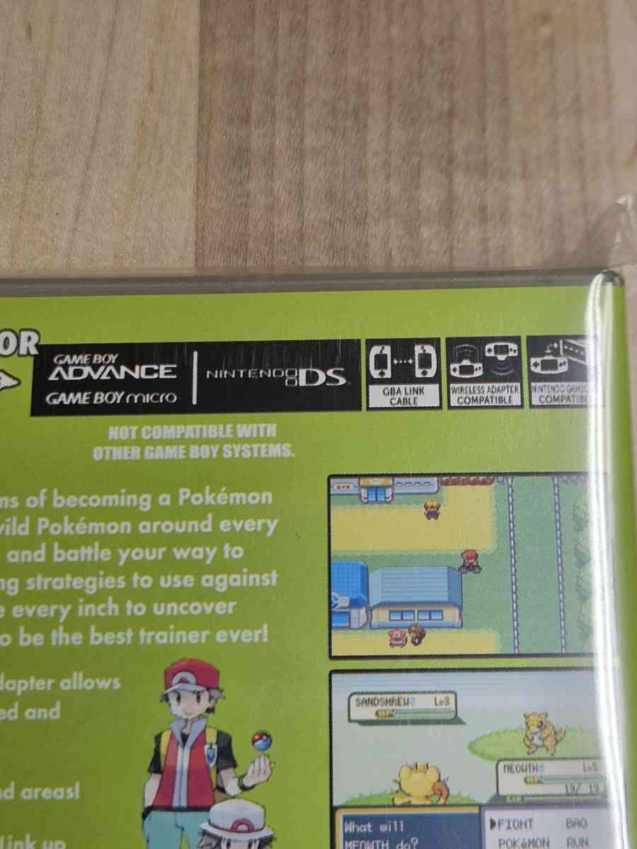 Pokmon Leaf Green NEW and SEALED