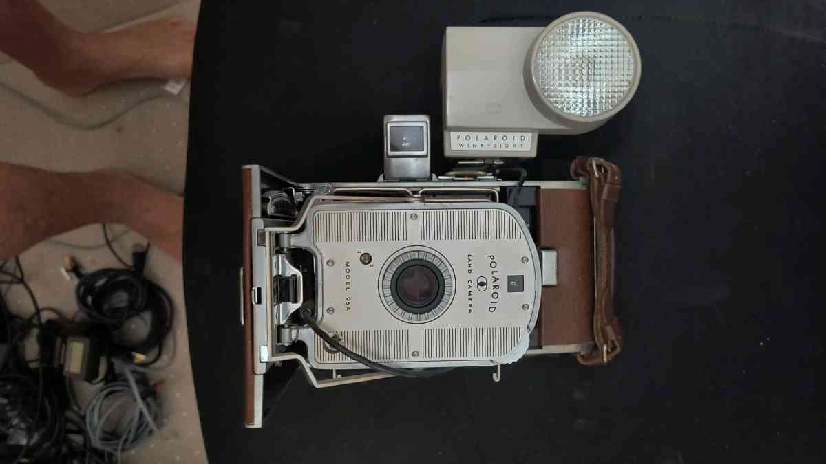 Polaroid land camera and Zeiss IKON