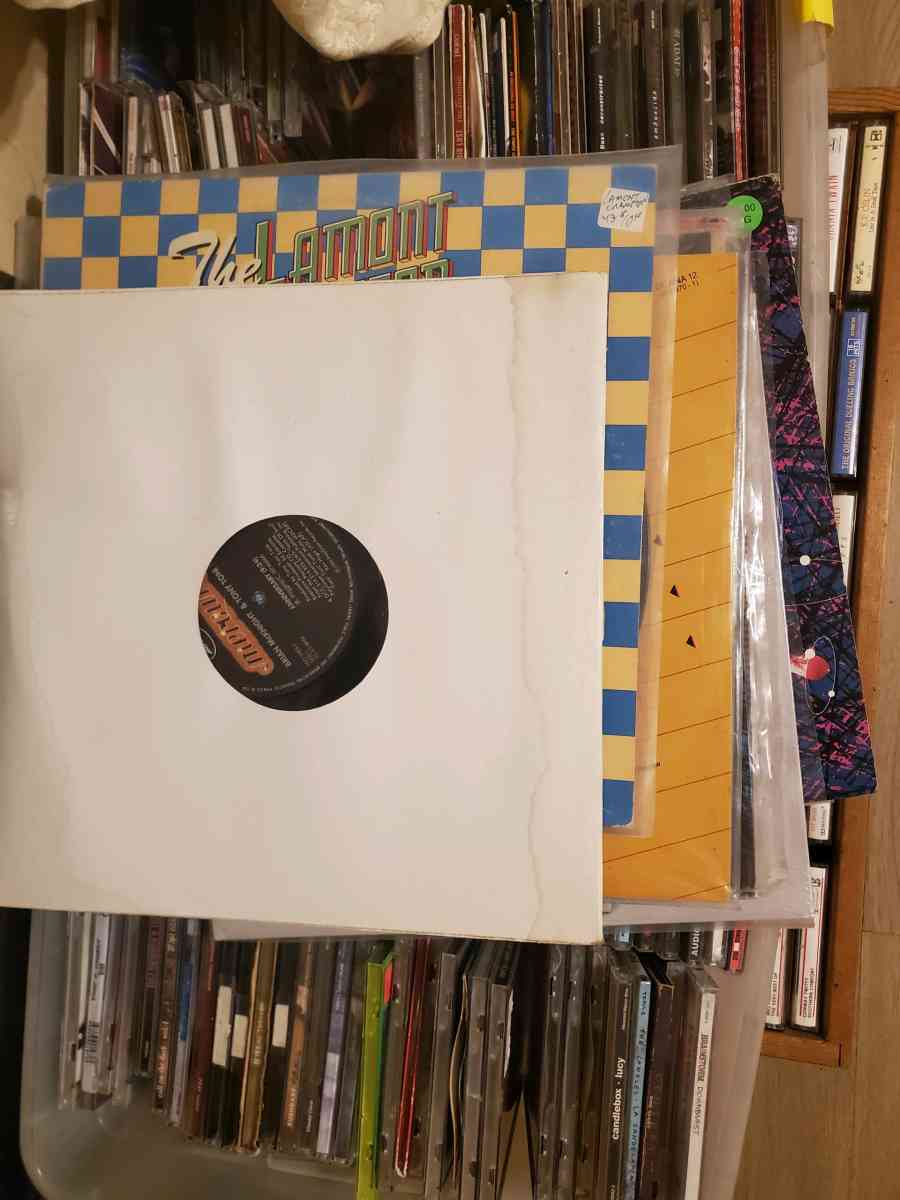 vinyl records cds cassettes