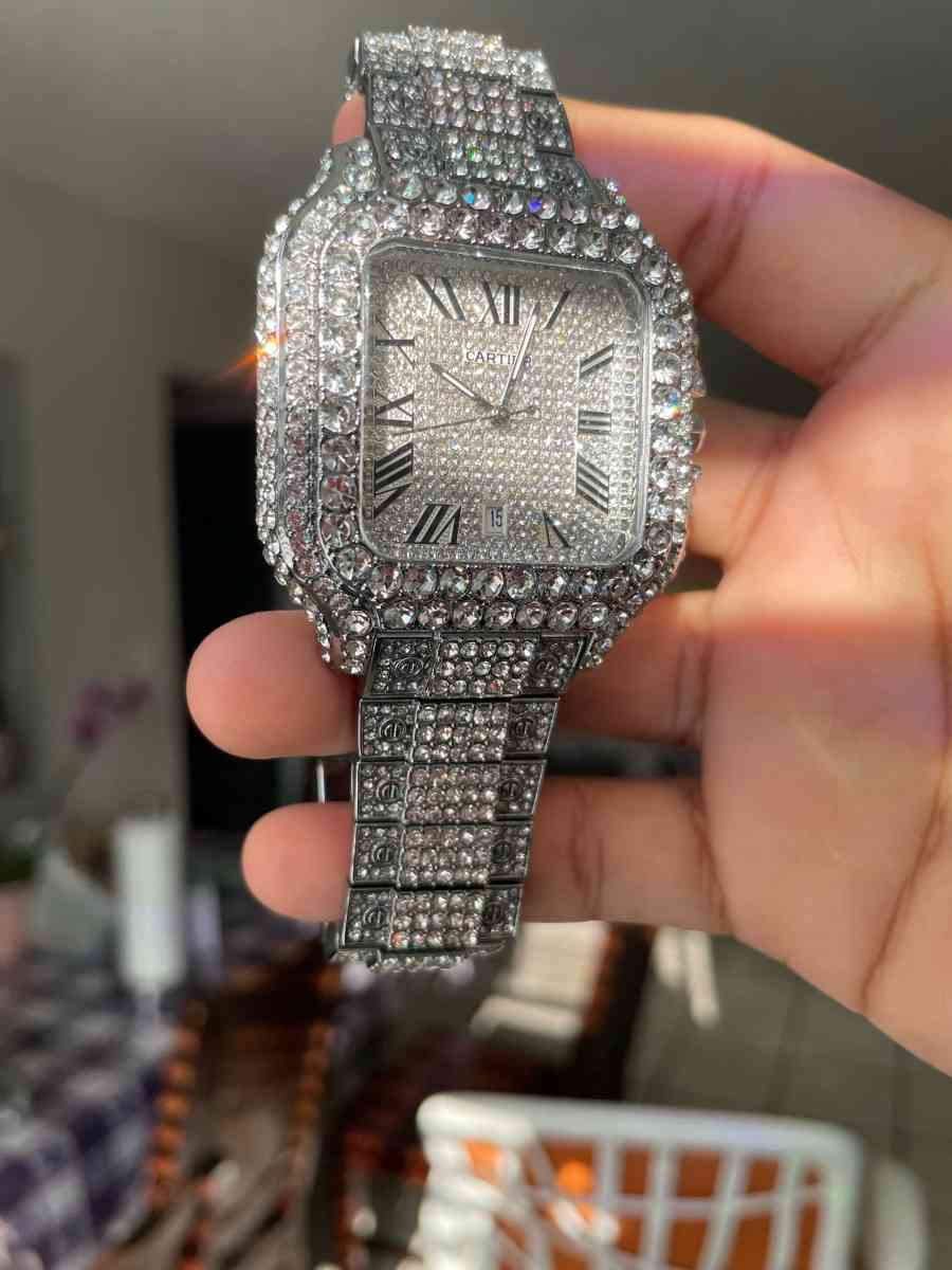VVS Moissanite Cartier Watch