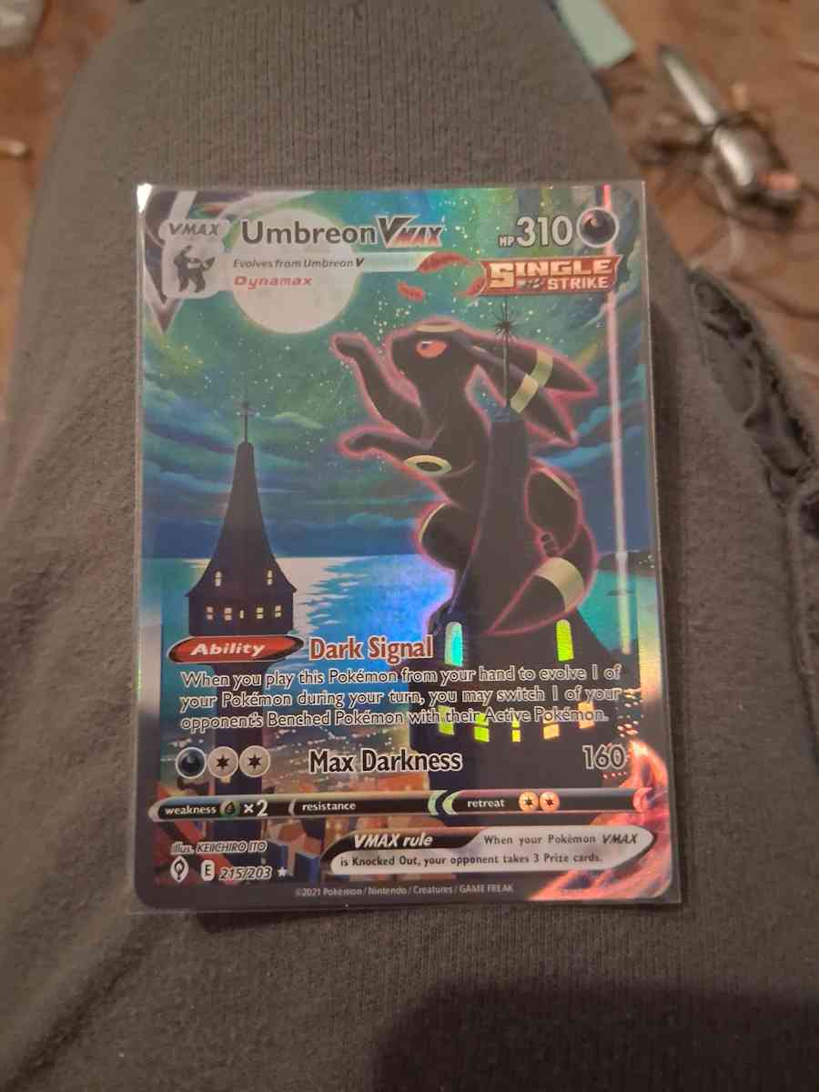 Umbreon vmax alt art secret rare holo