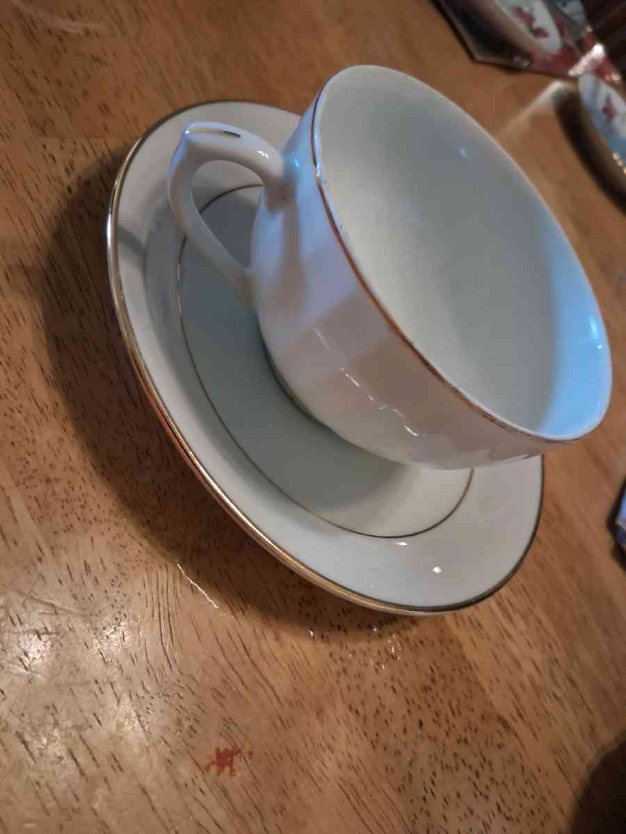 big teacup and saucer set