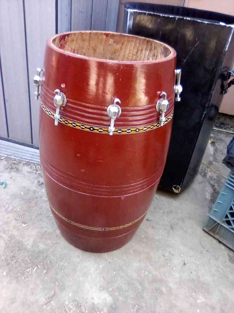 Bina Dholak drum and hard case