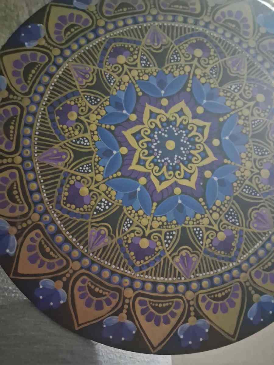 hanging mandala painting