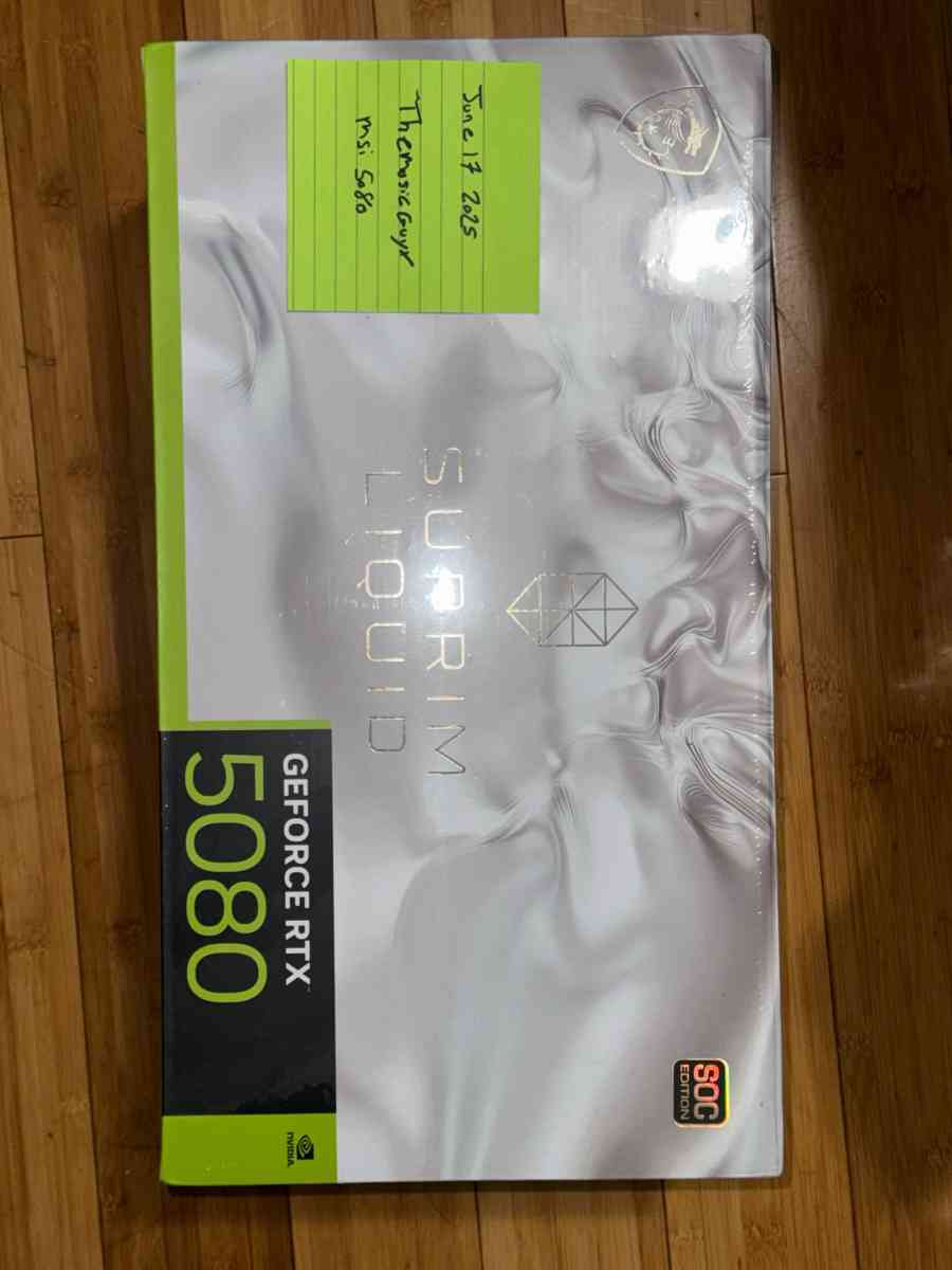 MSI RTX 5080 liquid SOC