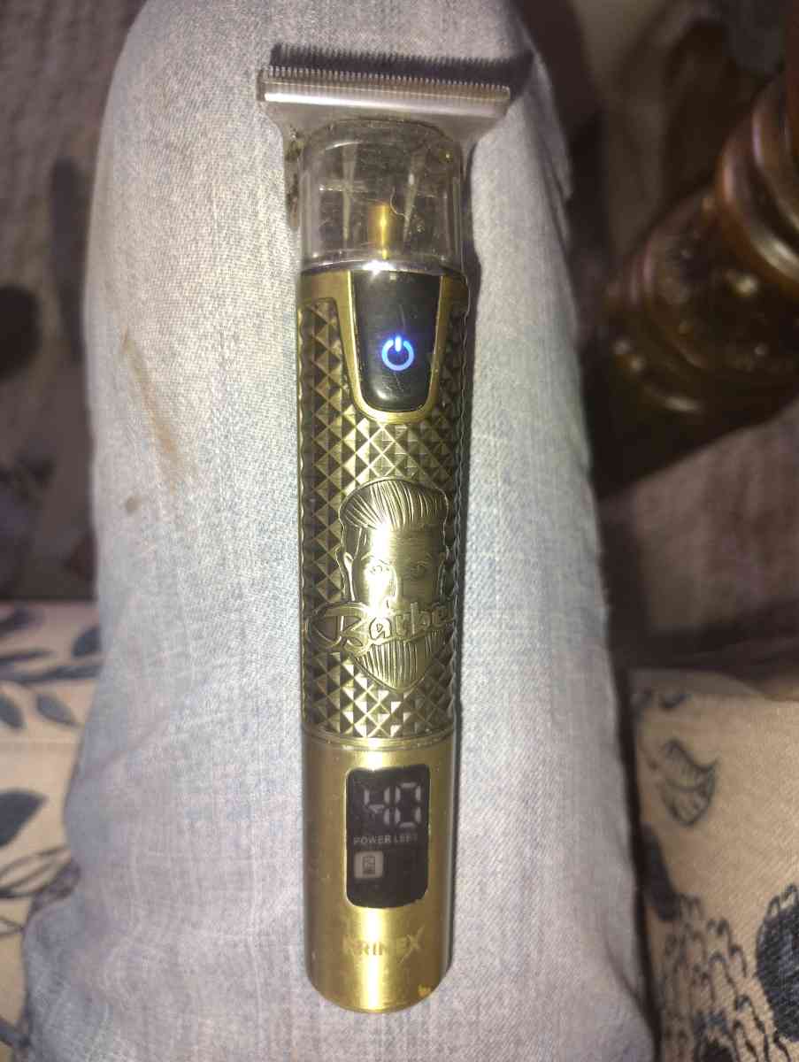 rechargeable brass hair trimmer