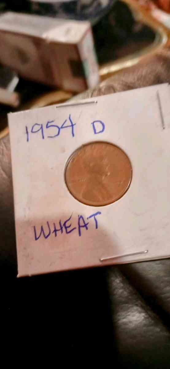 1954 d wheat penny