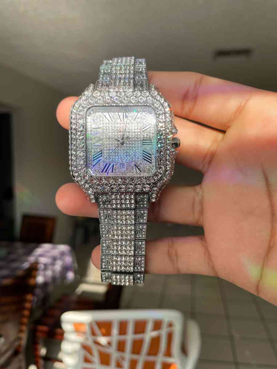 VVS Moissanite Cartier Watch