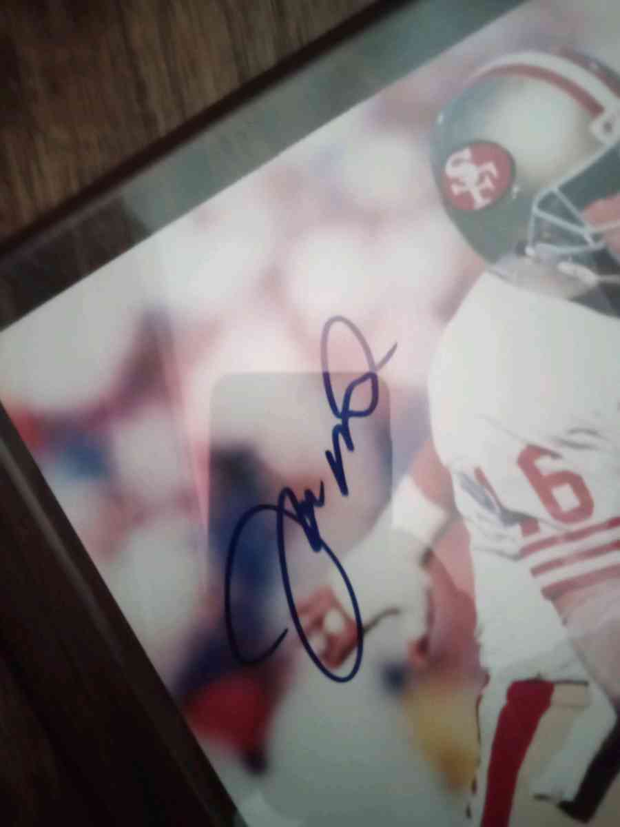 Joe Montana Autograph