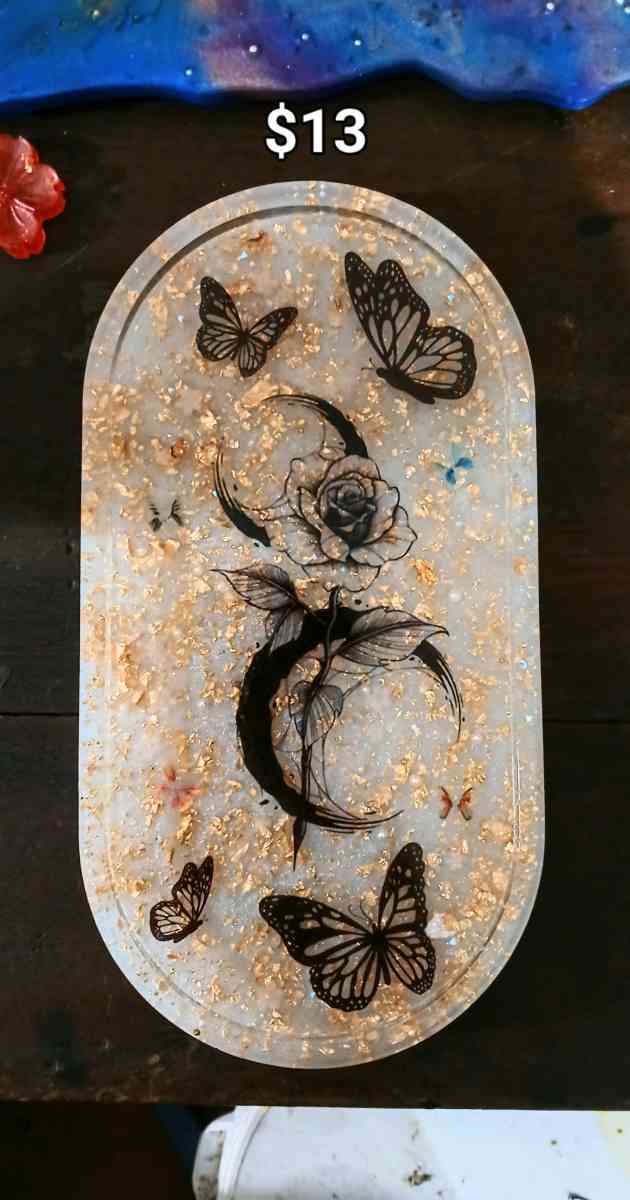 handmade resin jewelry tray 2