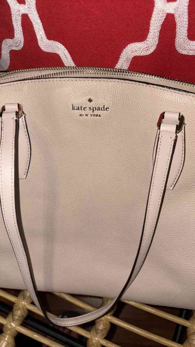 Kate Spade pebble leather large shoulder tote