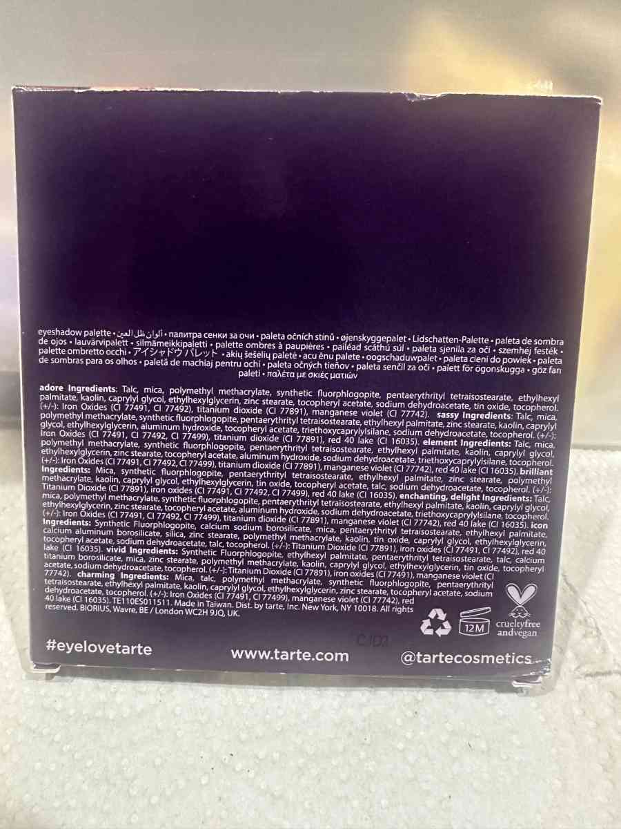 Tarte Sunrise Eyeshadow Palette