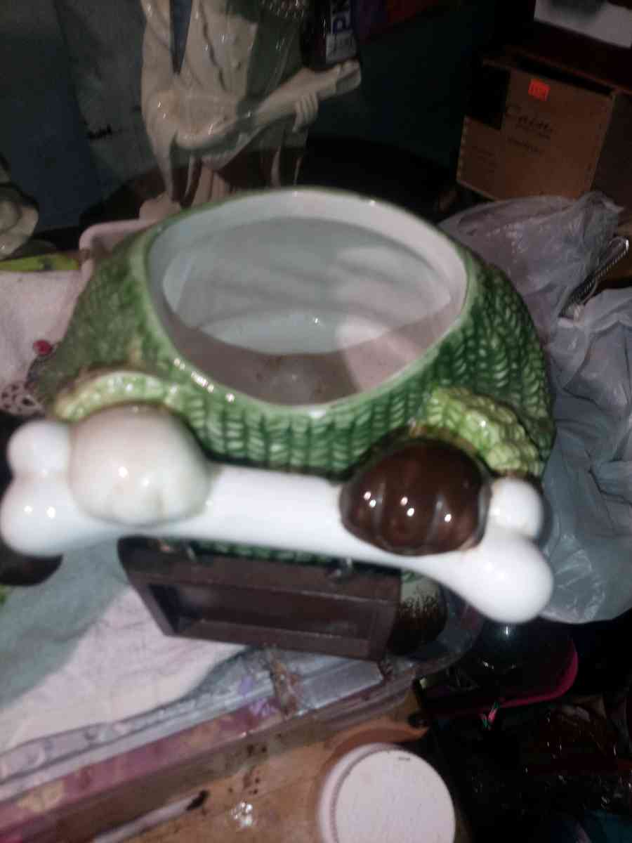 and take dog cookie jar