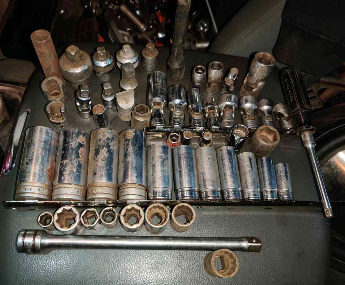 assorted snapon tools