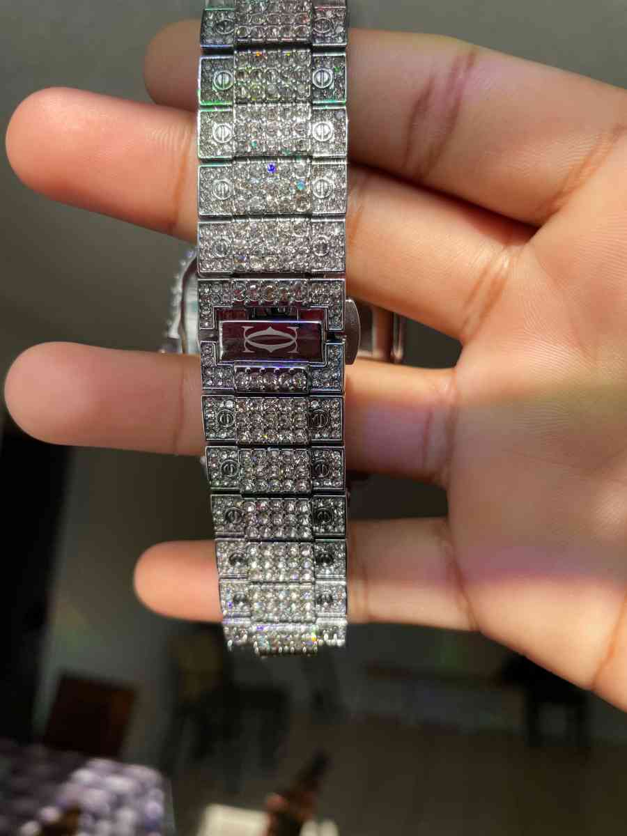 VVS Moissanite Cartier Watch