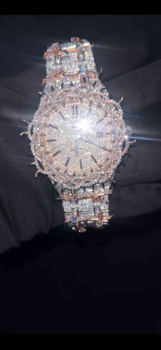 41 MM AP Jesus Crown Moissanite Diamond Diamond Tester Appr