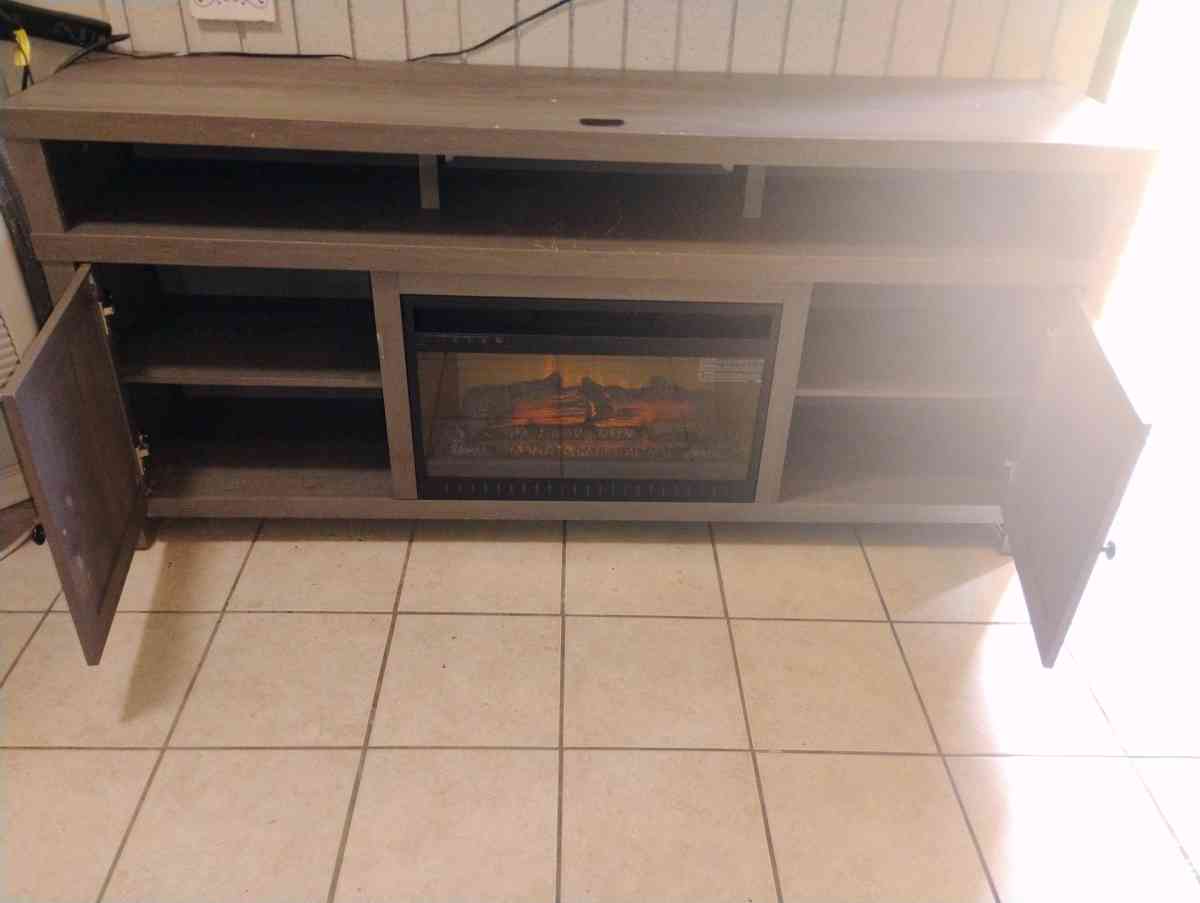 fire place entrainment center