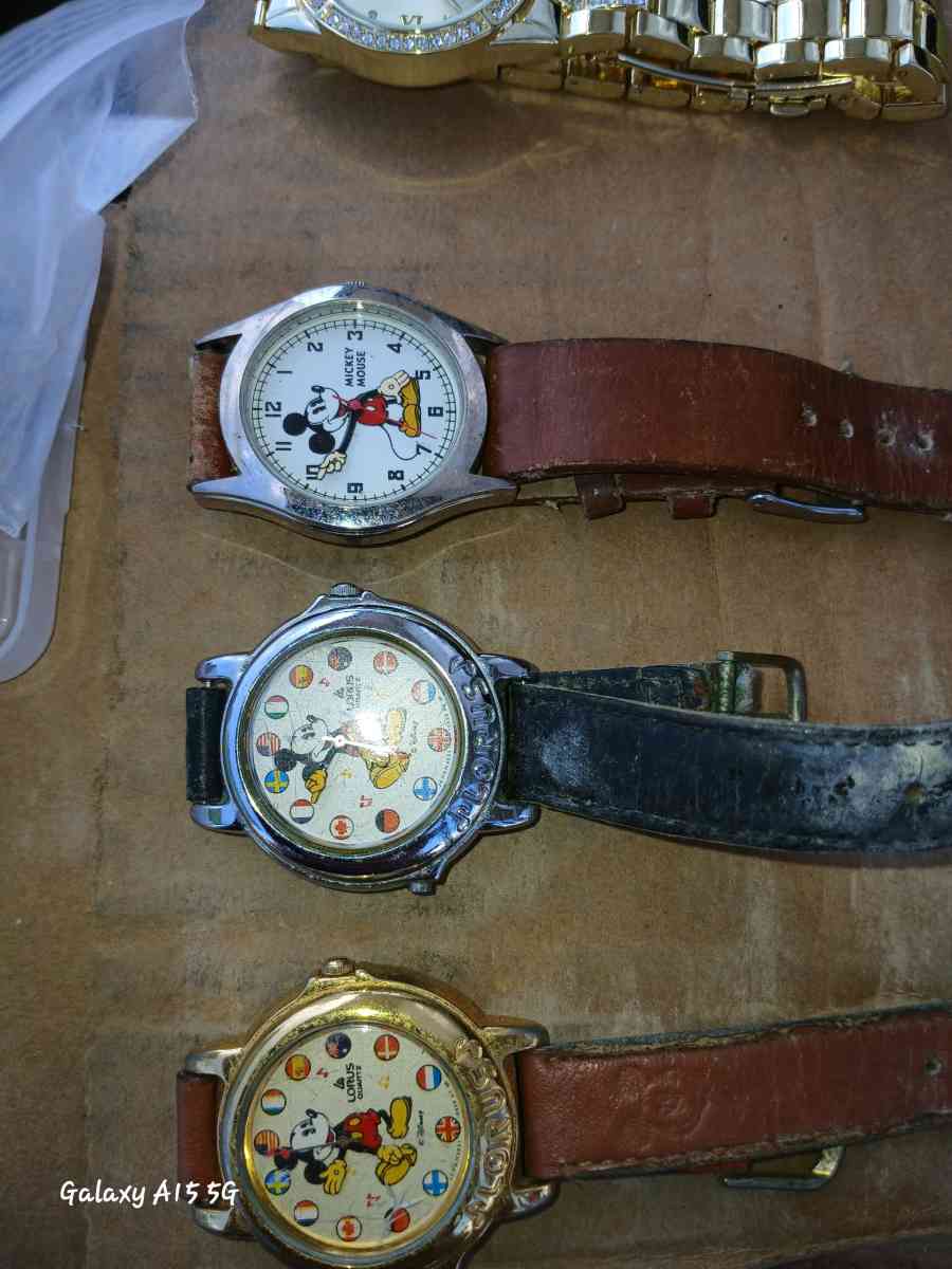 Mickey Mouse Collectors Watches