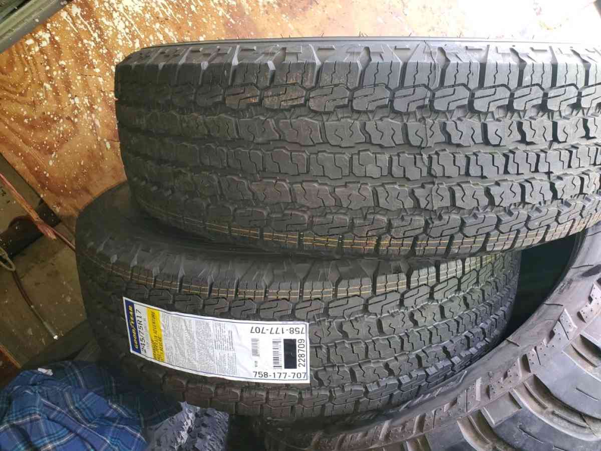 Good year wrangler tires24575 R17