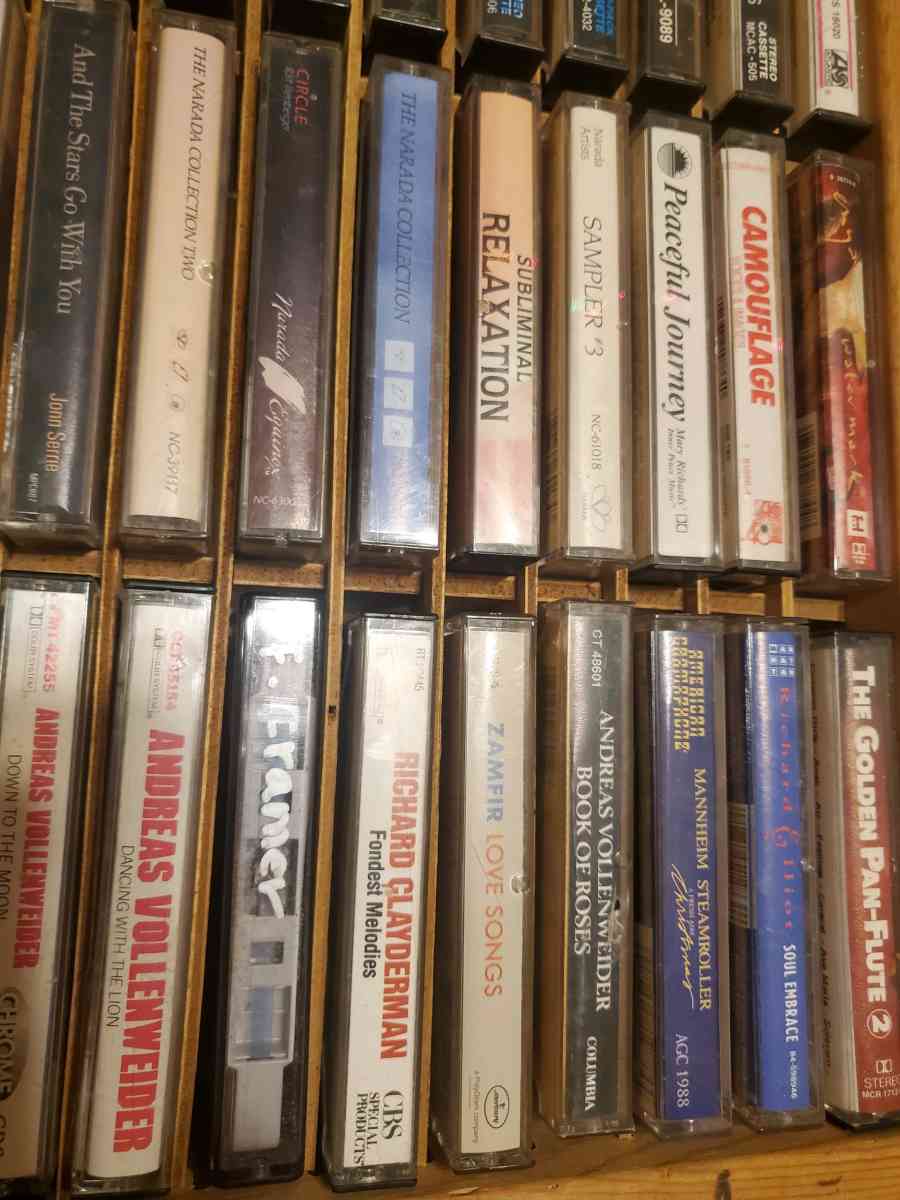 vinyl records cds cassettes