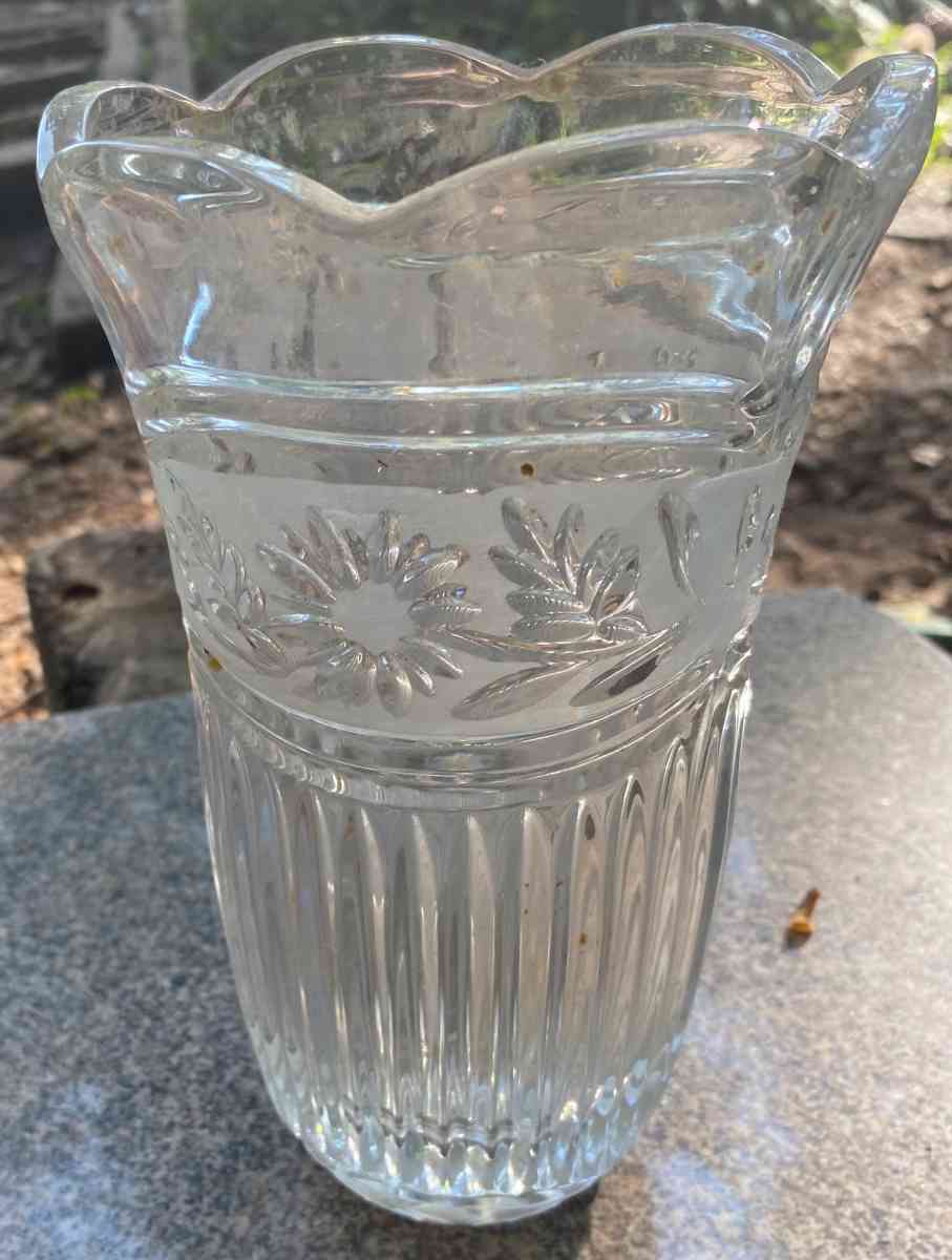 Vintage Crystal Pitcher