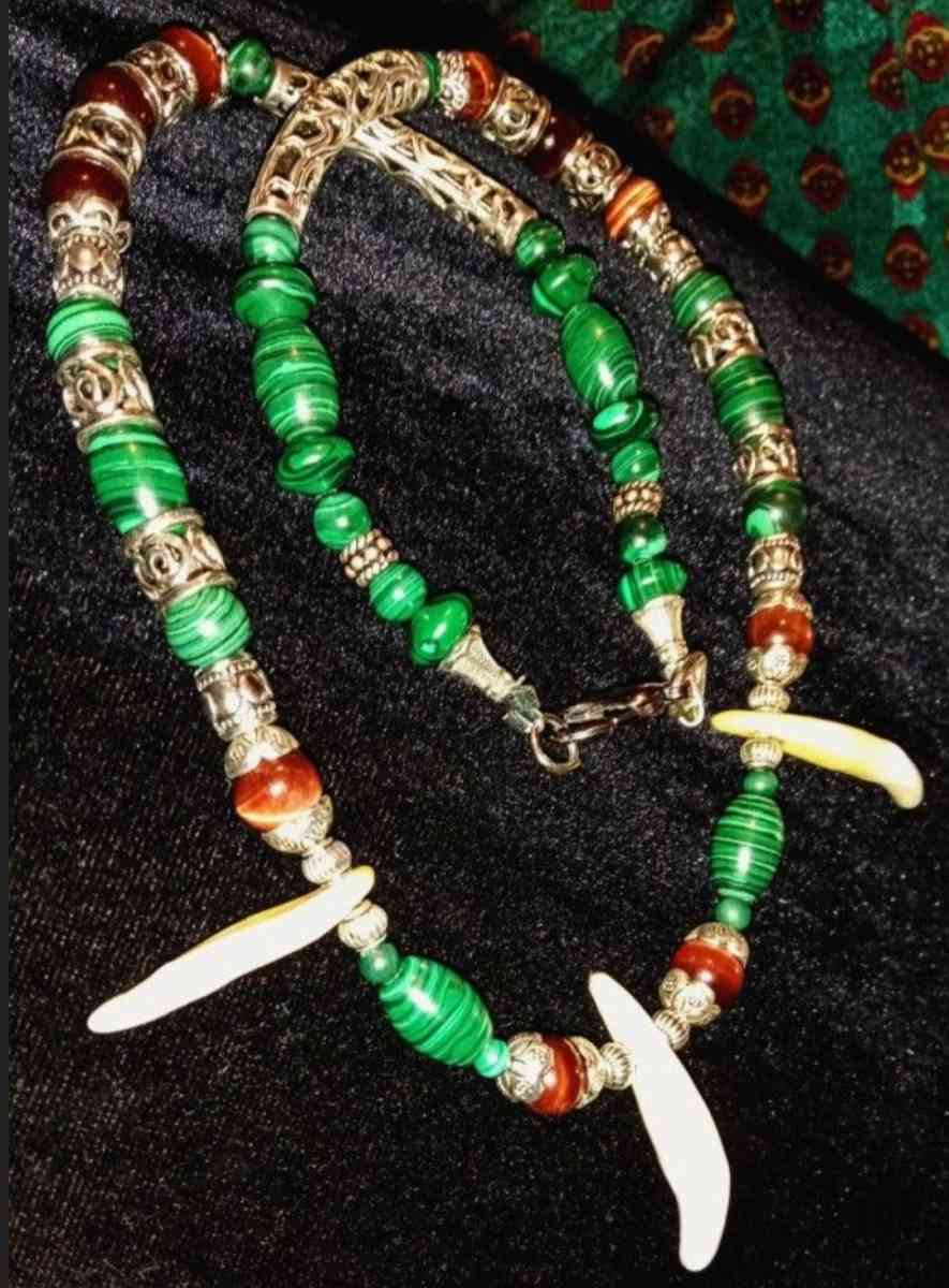 Handmade Wolf tooth necklace