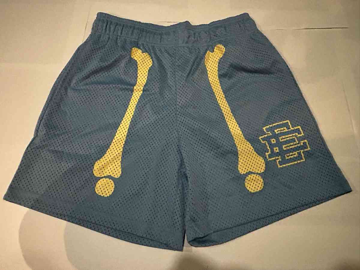 light blue bones shorts size small