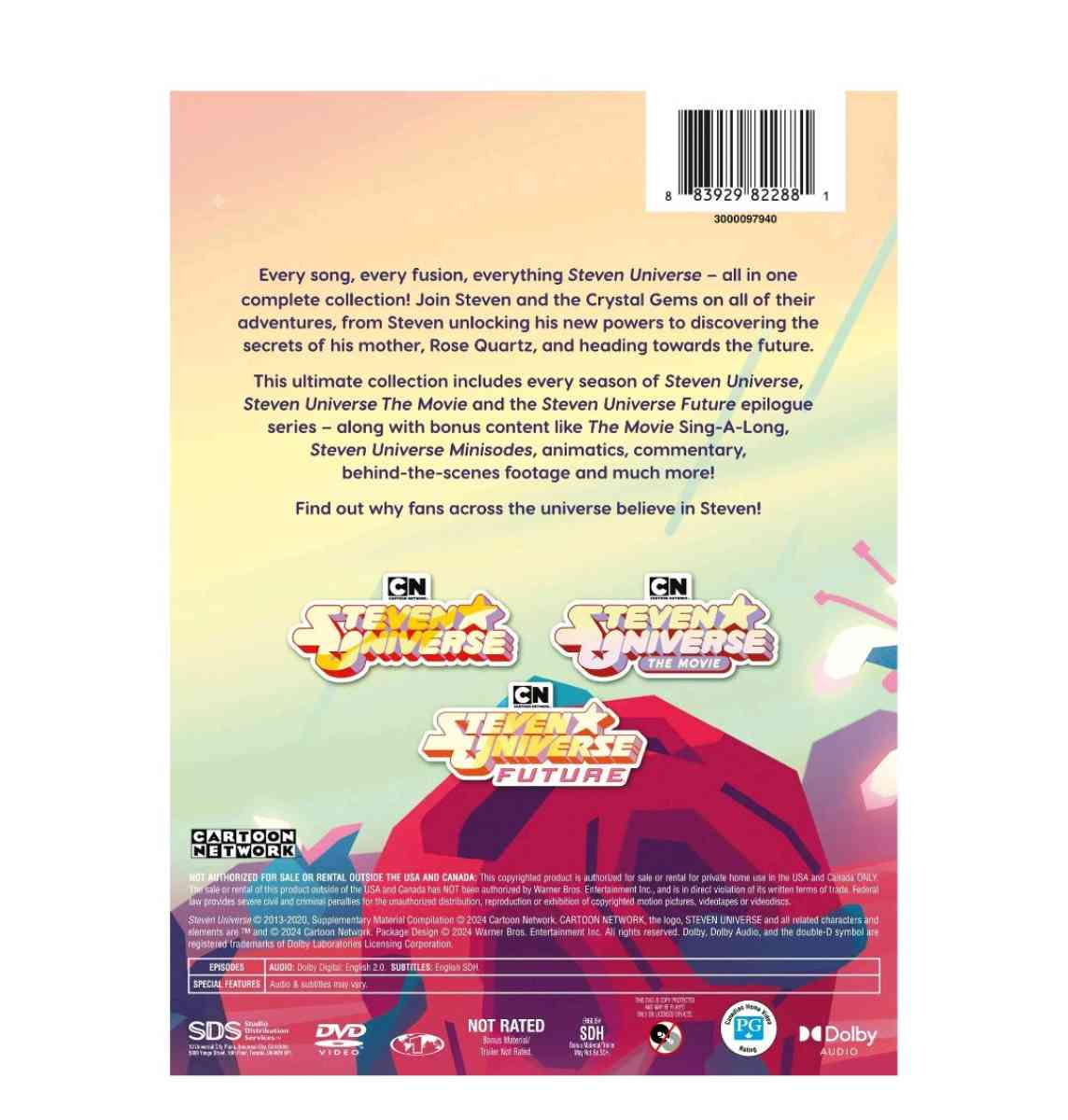 STEVEN UNIVERSE The Complete Series DVD