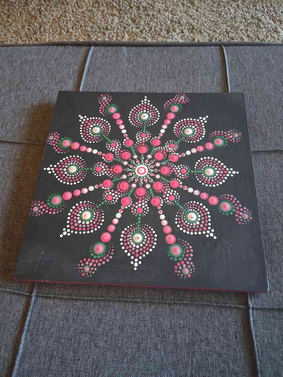 handmade mandala painting