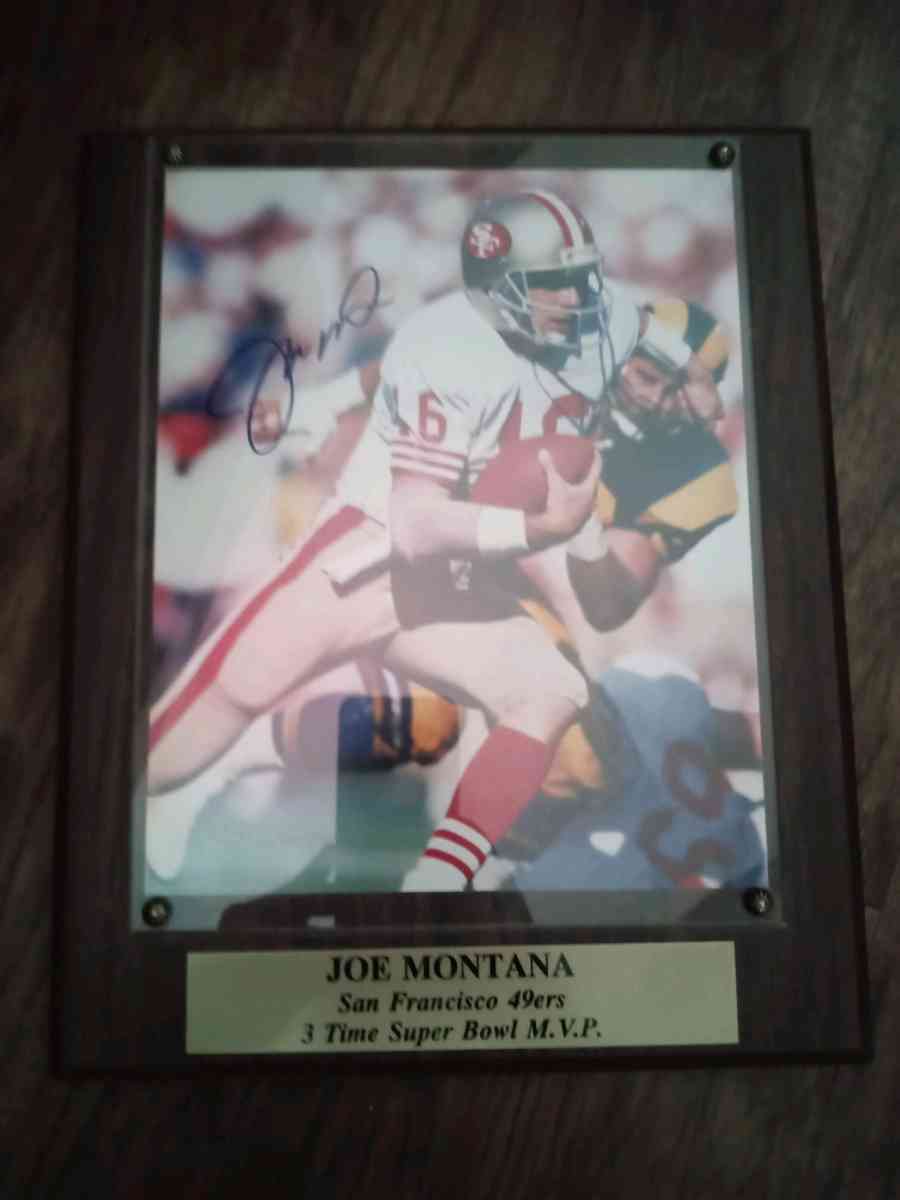 Joe Montana Autograph