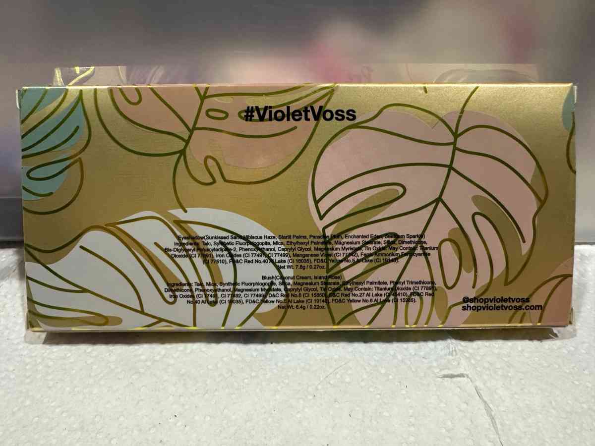 Violet Voss Pretty In Paradise All in one face  Eyeshadow Pa