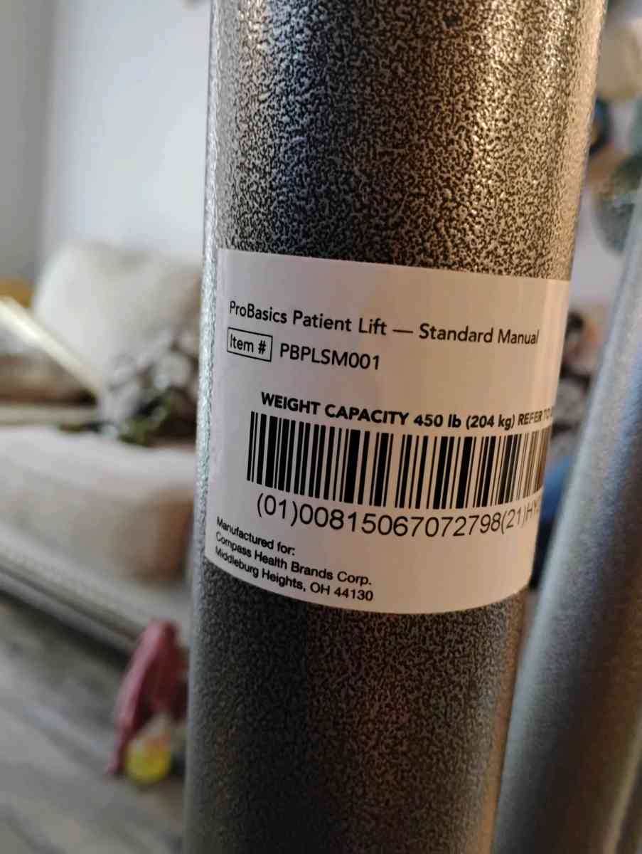 Hydraulic manual patient lift