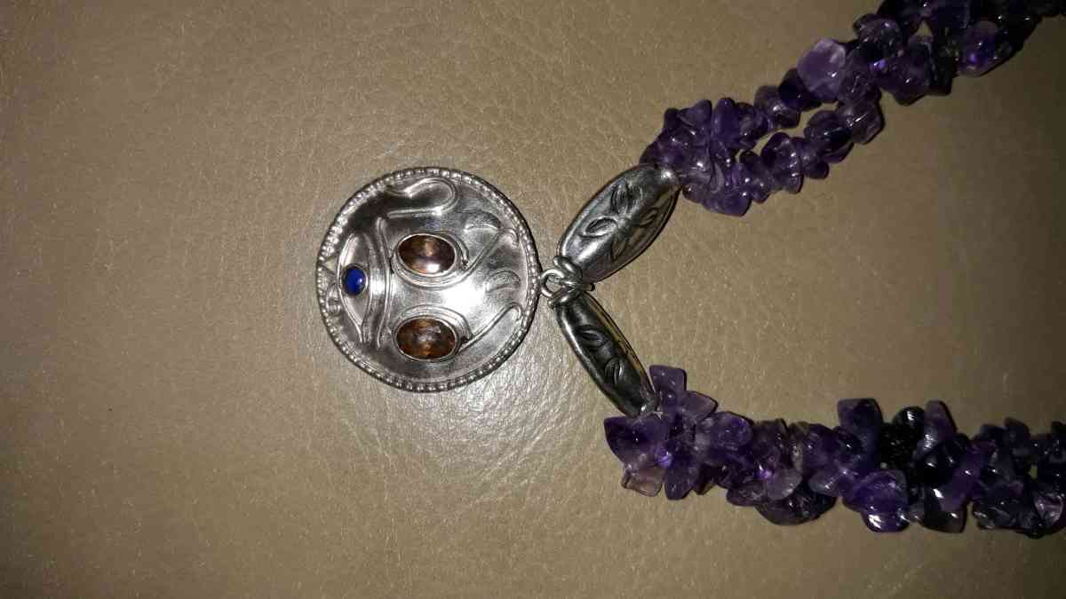 Purple Amethyst Necklace