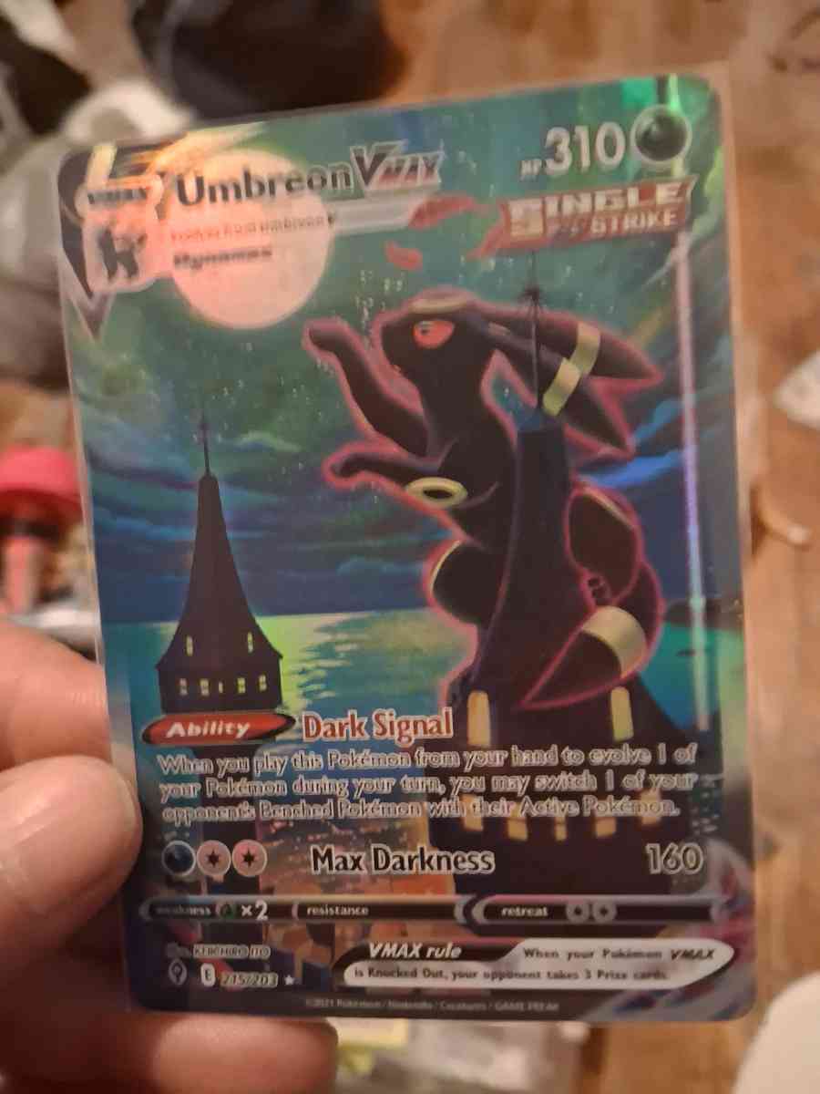 Umbreon vmax alt art secret rare holo