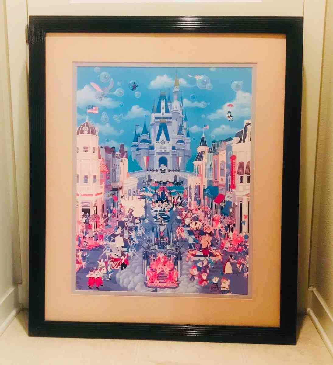 Walt Disney World 15th Anniversary Poster