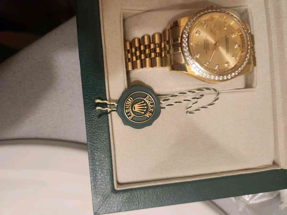 gold rolex oyster date 41