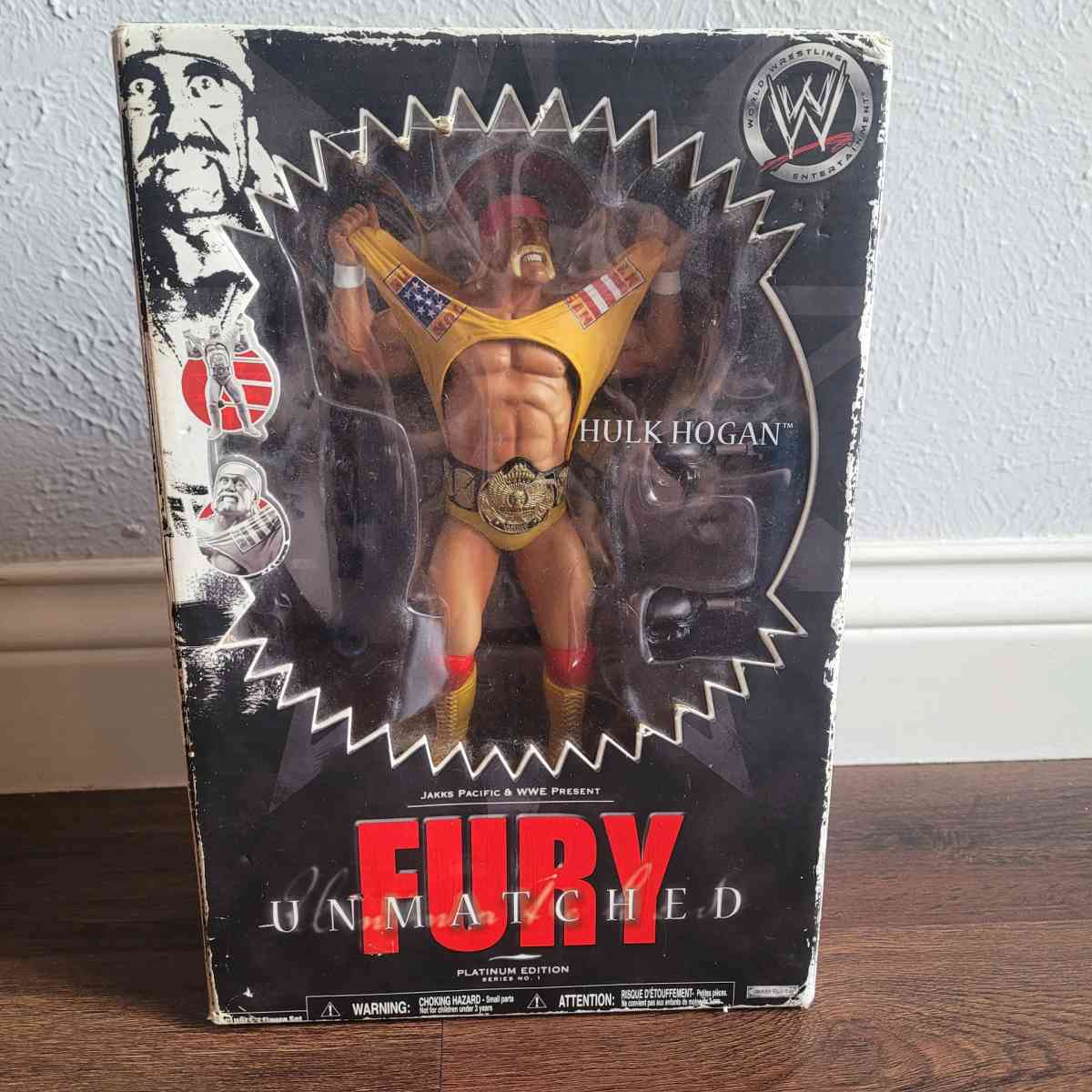 WWE Fury Unmatched Hulk Hogan collectible Platinum