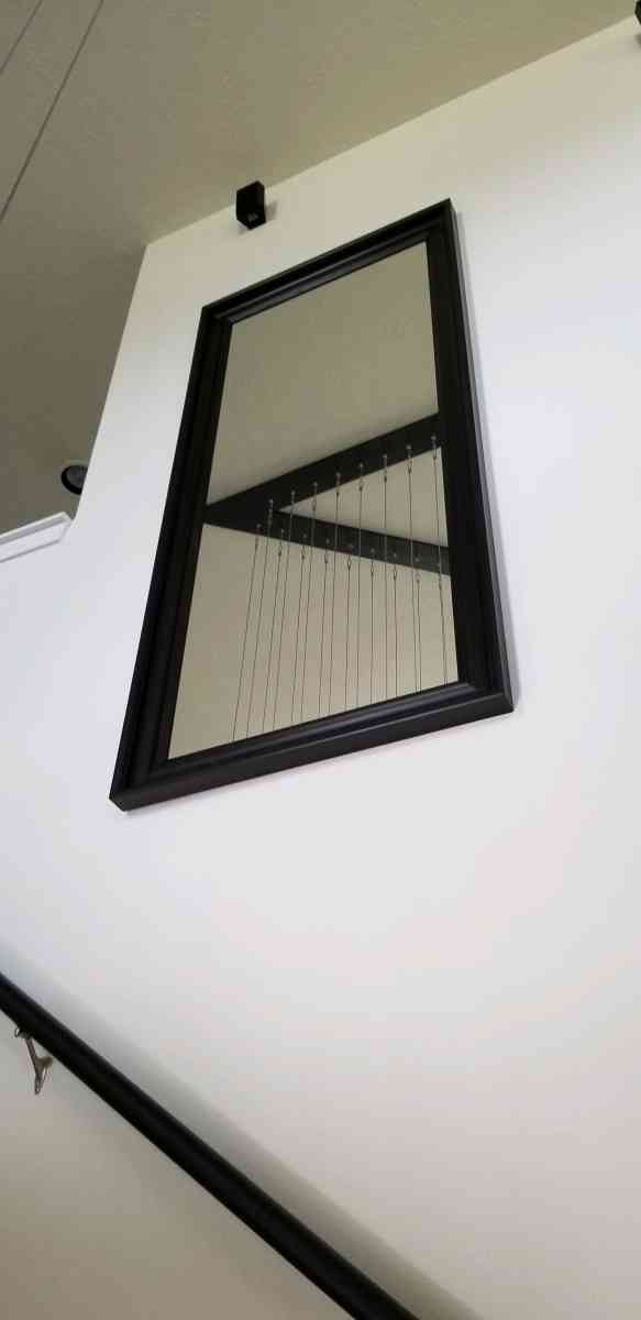 Qty 2 Black Tall Mirrors 72 x 27