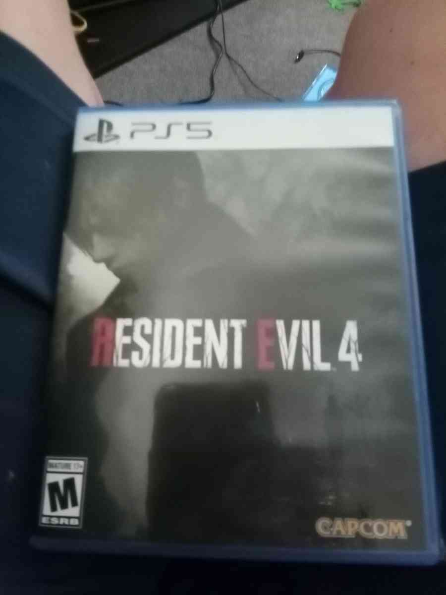 ps5 with 1 controller and 3 games