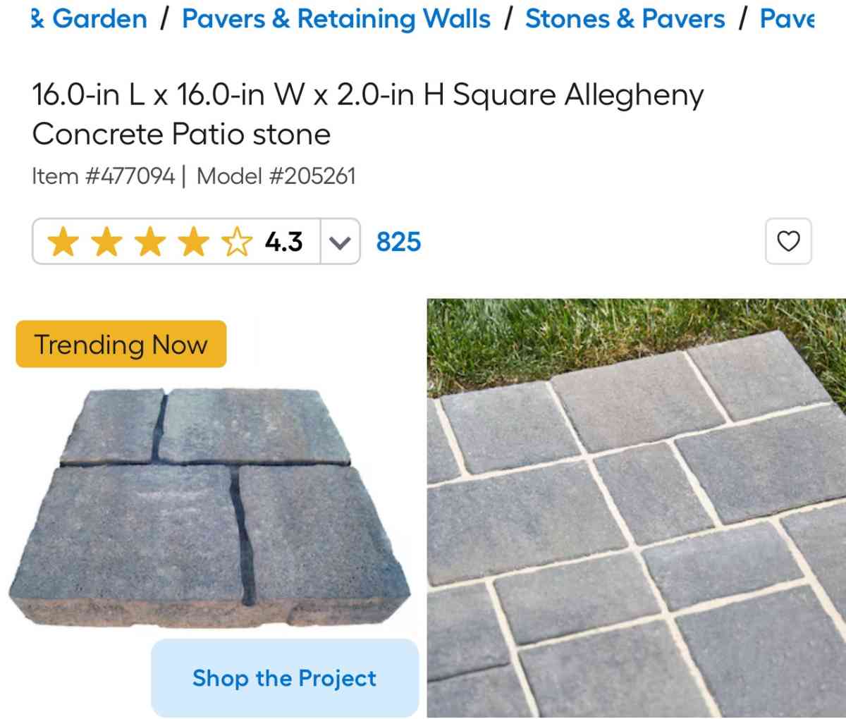 patio pavers