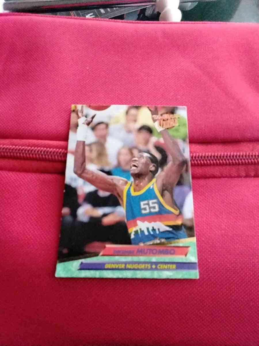 199293 Dikembe Mutombo Nuggets Fleer Ultra vintage basketbal