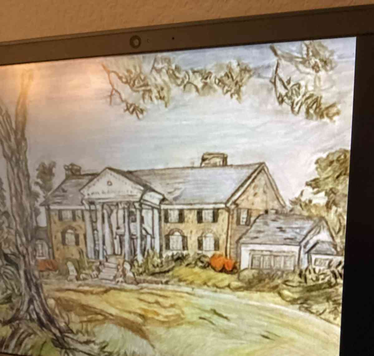 Original Graceland Mansion Of Elvis GG