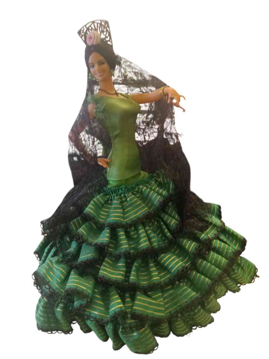 Vintage Flamenco Dancer Doll