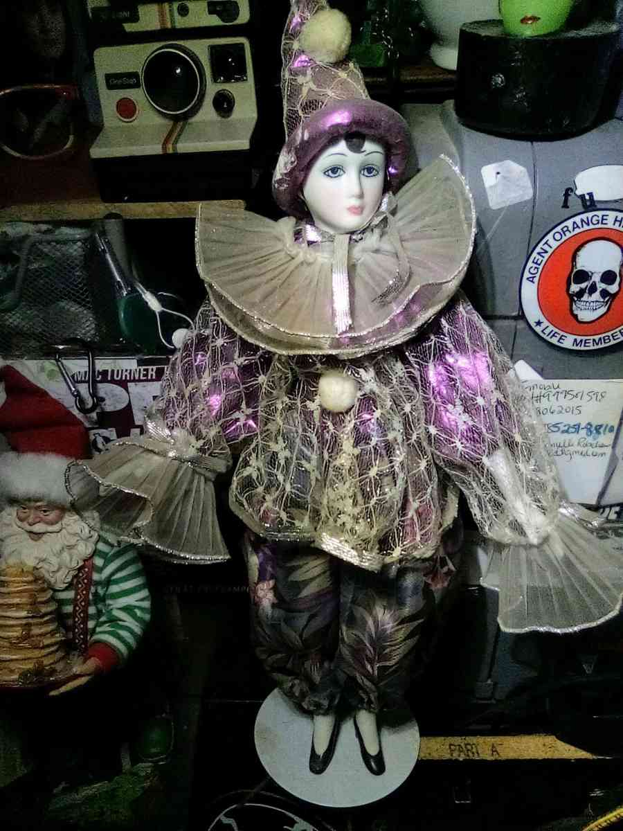sad clown doll