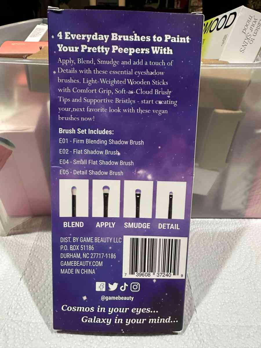 Game Beauty Eyeshadow Brush Set